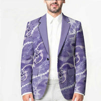 Japanese Koi Fish Blazer Purple Wagara Palaka Honohono Pikake Lei