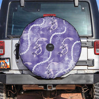 Japanese Koi Fish Spare Tire Cover Purple Wagara Palaka Honohono Pikake Lei
