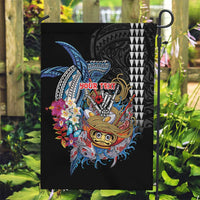 Personalized Japanese Koi Fish Ramen Garden Flag Aloha Shark Kakau Pattern