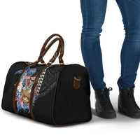 Personalized Japanese Koi Fish Ramen Travel Bag Aloha Shark Kakau Pattern