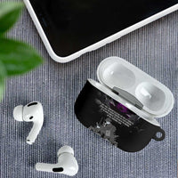 ANZAC Day Remembrance AirPods Case Purple Poppy We Will Remember Them LT9 - Polynesian Pride