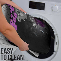 ANZAC Day Remembrance Bathroom Set Purple Poppy We Will Remember Them