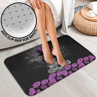 ANZAC Day Remembrance Bathroom Set Purple Poppy We Will Remember Them