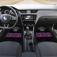 ANZAC Day Remembrance Car Mats Purple Poppy We Will Remember Them LT9 Set 2pcs - Front Purple - Polynesian Pride