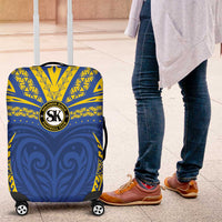 Oceania Football Solomon Kings Luggage Cover Polynesian Tribal Pattern