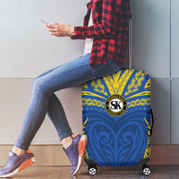Oceania Football Solomon Kings Luggage Cover Polynesian Tribal Pattern