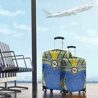Oceania Football Solomon Kings Luggage Cover Polynesian Tribal Pattern