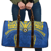 Oceania Football Solomon Kings Travel Bag Polynesian Tribal Pattern LT9 Blue - Polynesian Pride