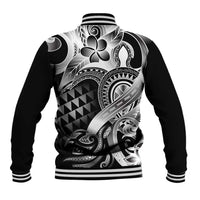 Aloha Black Tribal Honu Tattoo Baseball Jacket