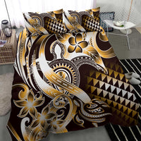 Aloha Gold Tribal Honu Tattoo Bedding Set