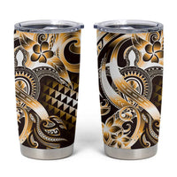 Aloha Gold Tribal Honu Tattoo Tumbler Cup