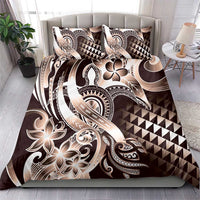 Aloha Mocha Mousse Tribal Honu Tattoo Bedding Set