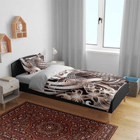 Aloha Mocha Mousse Tribal Honu Tattoo Bedding Set