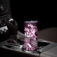 Aloha Pink Tribal Honu Tattoo Skinny Tumbler