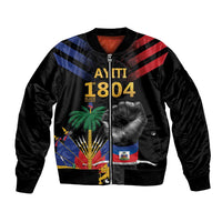 Haiti Independence Day Bomber Jacket The First Black Republic Since 1804 LT9 Unisex Blakc - Polynesian Pride