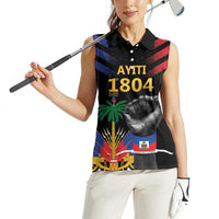 Haiti Independence Day Women Sleeveless Polo Shirt The First Black Republic Since 1804