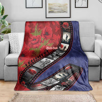Personalised ANZAC Spirit 1915-2026 Filmstrip Tribute Blanket Lest We Forget 25 April LT9 - Polynesian Pride