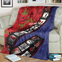 Personalised ANZAC Spirit 1915-2026 Filmstrip Tribute Blanket Lest We Forget 25 April LT9 - Polynesian Pride