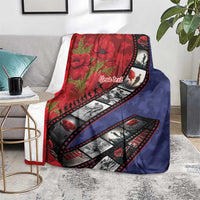 Personalised ANZAC Spirit 1915-2026 Filmstrip Tribute Blanket Lest We Forget 25 April LT9 - Polynesian Pride