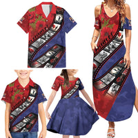 Personalised ANZAC Spirit 1915-2026 Filmstrip Tribute Family Matching Summer Maxi Dress and Hawaiian Shirt Lest We Forget 25 April