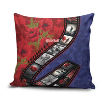 Personalised ANZAC Spirit 1915-2026 Filmstrip Tribute Pillow Cover Lest We Forget 25 April
