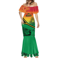 Hapi 44th Indipendens Dei Vanuatu Mermaid Dress Yumi 1980 with Vanuatuan Beach Landscape LT9 - Polynesian Pride