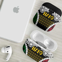 Halo Vanuatu Pride AirPods Case Vanuatuan Sand Drawing Pattern - Polynesian Pride