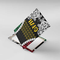 Halo Vanuatu Pride Canvas Wall Art Vanuatuan Sand Drawing Pattern