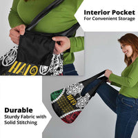 Halo Vanuatu Pride Grocery Bag Vanuatuan Sand Drawing Pattern