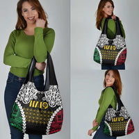 Halo Vanuatu Pride Grocery Bag Vanuatuan Sand Drawing Pattern