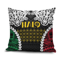 Halo Vanuatu Pride Pillow Cover Vanuatuan Sand Drawing Pattern - Polynesian Pride