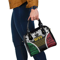 Halo Vanuatu Pride Shoulder Handbag Vanuatuan Sand Drawing Pattern