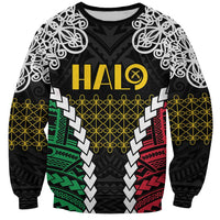 Halo Vanuatu Pride Sweatshirt Vanuatuan Sand Drawing Pattern