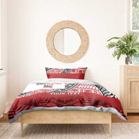 Malo e lelei Tonga Bedding Set Ngatu Tokelau Feletoa Fata Traditional Polynesian Pattern
