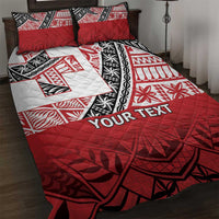 Malo e lelei Tonga Quilt Bed Set Ngatu Tokelau Feletoa Fata Traditional Polynesian Pattern