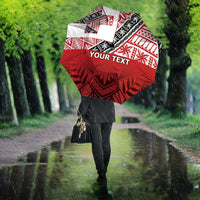 Malo e lelei Tonga Umbrella Ngatu Tokelau Feletoa Fata Traditional Polynesian Pattern LT9 - Polynesian Pride