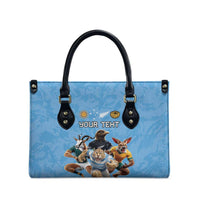Custom Rugby Southern Hemisphere Leather Bag Argentina AUNZ South Africa Mascot Blue LT9 - Polynesian Pride