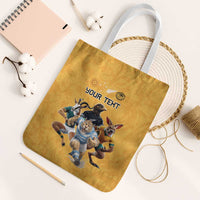 Custom Rugby Southern Hemisphere Tote Bag Argentina AUNZ South Africa Mascot Gold - Polynesian Pride