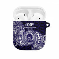 Tonga Queen Salote College 100th Years AirPods Case Est 1926 Tongan Ngatu Tapa - Polynesian Pride