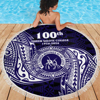 Tonga Queen Salote College 100th Years Beach Blanket Est 1926 Tongan Ngatu Tapa - Polynesian Pride