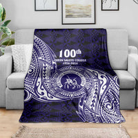 Tonga Queen Salote College 100th Years Blanket Est 1926 Tongan Ngatu Tapa LT9 - Polynesian Pride