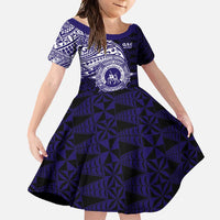 Tonga Queen Salote College 100th Years Family Matching Long Sleeve Bodycon Dress and Hawaiian Shirt Est 1926 Tongan Ngatu Tapa - Polynesian Pride