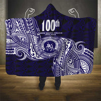 Tonga Queen Salote College 100th Years Hooded Blanket Est 1926 Tongan Ngatu Tapa - Polynesian Pride