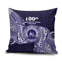Tonga Queen Salote College 100th Years Pillow Cover Est 1926 Tongan Ngatu Tapa - Polynesian Pride