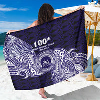 Tonga Queen Salote College 100th Years Sarong Est 1926 Tongan Ngatu Tapa - Polynesian Pride