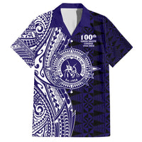 Tonga Queen Salote College 100th Years Family Matching Short Sleeve Bodycon Dress and Hawaiian Shirt Blue Tonga Kupesi Uniquely Pacific Art - Polynesian Pride