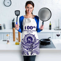 Tonga Queen Salote College 100th Years Apron White Tonga Kupesi Uniquely Pacific Art - Polynesian Pride