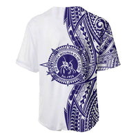 Tonga Queen Salote College 100th Years Baseball Jersey White Tonga Kupesi Uniquely Pacific Art - Polynesian Pride