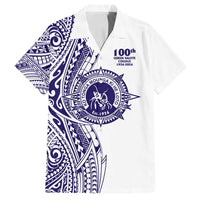Tonga Queen Salote College 100th Years Family Matching Long Sleeve Bodycon Dress and Hawaiian Shirt White Tonga Kupesi Uniquely Pacific Art - Polynesian Pride