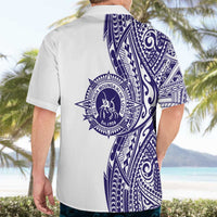 Tonga Queen Salote College 100th Years Hawaiian Shirt White Tonga Kupesi Uniquely Pacific Art - Polynesian Pride
